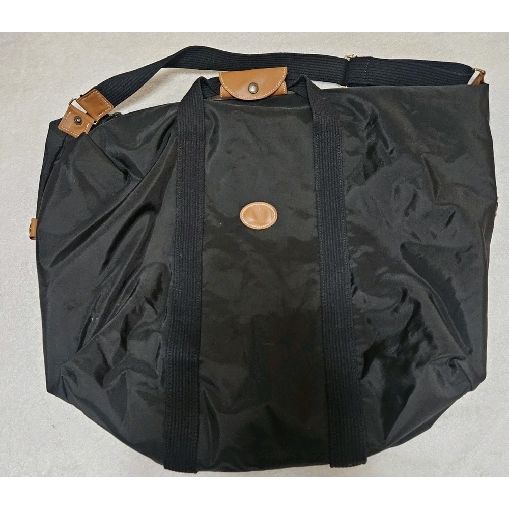 Longchamp Le Pliage Extra Large Travel Nylon Duffle Bag Carry On Black